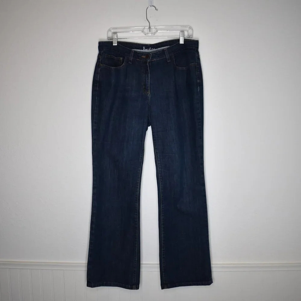 Boden Women's Boot Cut Jeans - Dark Blue